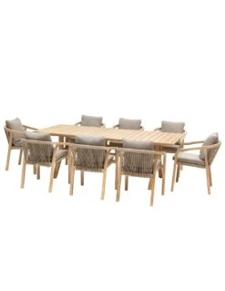 Table De Jardin Papouasie 8 Places - Bois D'acacia -Fournitures De Jardin table de jardin papouasie 8 places bois d acacia 2