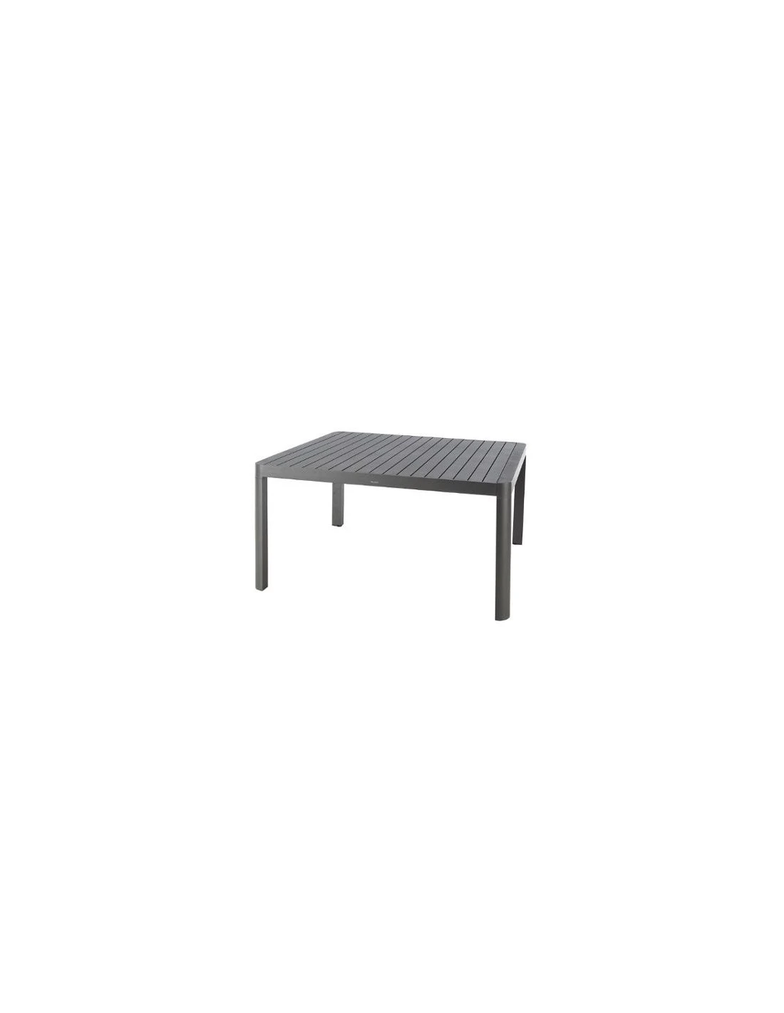 Table De Jardin Paradize Carrée Extensible - Aluminium Graphite 2 Table De Jardin Paradize Carrée Extensible - Aluminium Graphite – Image 2