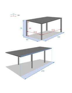 Table De Jardin Piazza Extensible 10 Places - Aluminium Graphite 14 Table De Jardin Piazza Extensible 10 Places - Aluminium Graphite -Fournitures De Jardin table de jardin piazza extensible 10 places aluminium 6
