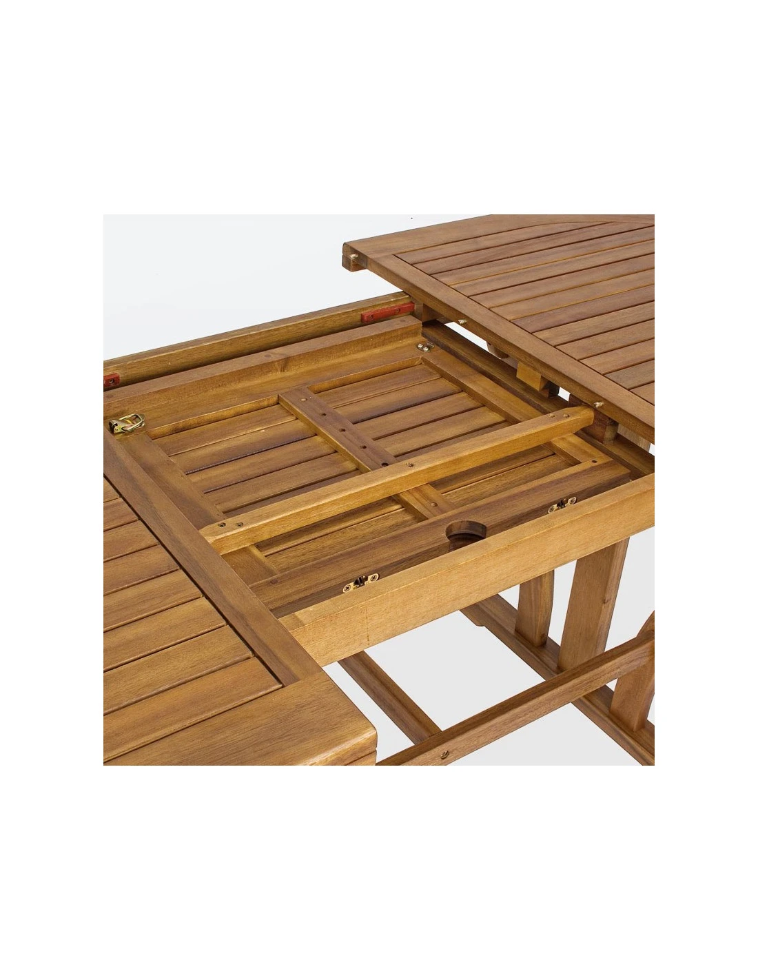 Table Ovale Extensible Acacia Noémi 150/200 X 90 Cm 2 Table Ovale Extensible Acacia Noémi 150/200 X 90 Cm – Image 2