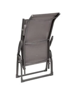 Transat Basculant Decima - Aluminium Et Texaline - Noisette / Praline -Fournitures De Jardin transat basculant decima aluminium et texaline noisette praline 4