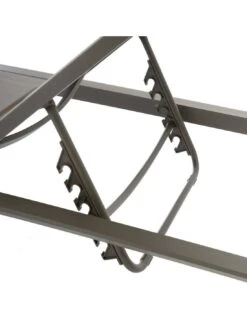 Transat De Jardin Allure 5 Positions - Aluminium Et Texaline - Praline / Speculos -Fournitures De Jardin transat de jardin allure 5 positions aluminium et texaline praline speculos 3