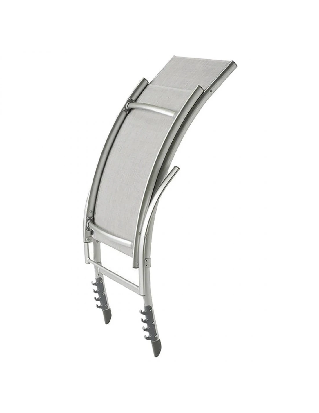 Transat Pliant Samba - 4 Positions - Aluminium Anodisé - Galet 3 Transat Pliant Samba - 4 Positions - Aluminium Anodisé - Galet – Image 3