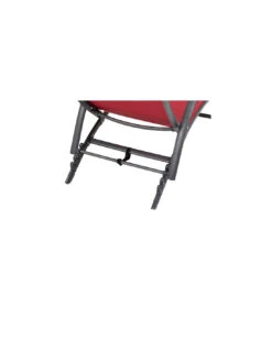 Transat Pliant Samba - 4 Positions - Aluminium Anodisé - Graphite / Grenade -Fournitures De Jardin transat pliant samba 4 positions aluminium anodise graphite grenade 2