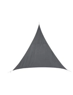 Voile D'ombrage Curacao Triangulaire 4 X 4 X 4 M - Coloris Au Choix - Ardoise