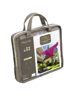 Voile D'ombrage Curacao Triangulaire 5 X 5 X 5 M -Fournitures De Jardin voile d ombrage curacao triangulaire 5 x 5 x 5 m 1 2